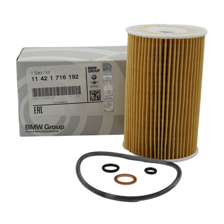 BMW Genuine Oil Filter - Part 11421716192