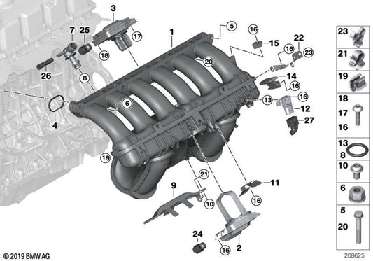 Crankshaft Sensor O - Ring for BMW 5 Series (G30) 2017 - 2025 - B11657926091