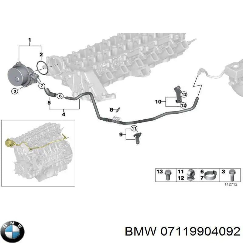 Oil Filter Housing Drain Plug for BMW 3 Series (E90) 2005 - 2012 - B07119904092