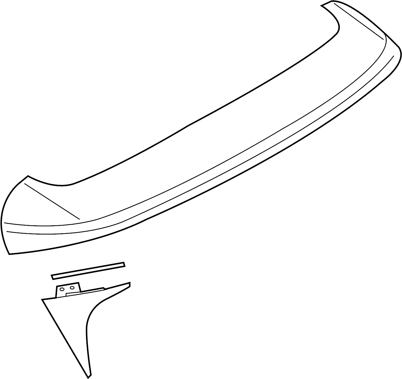 Door Molding for BMW 5 Series (G30) 2017 - 2025 - B51628077437