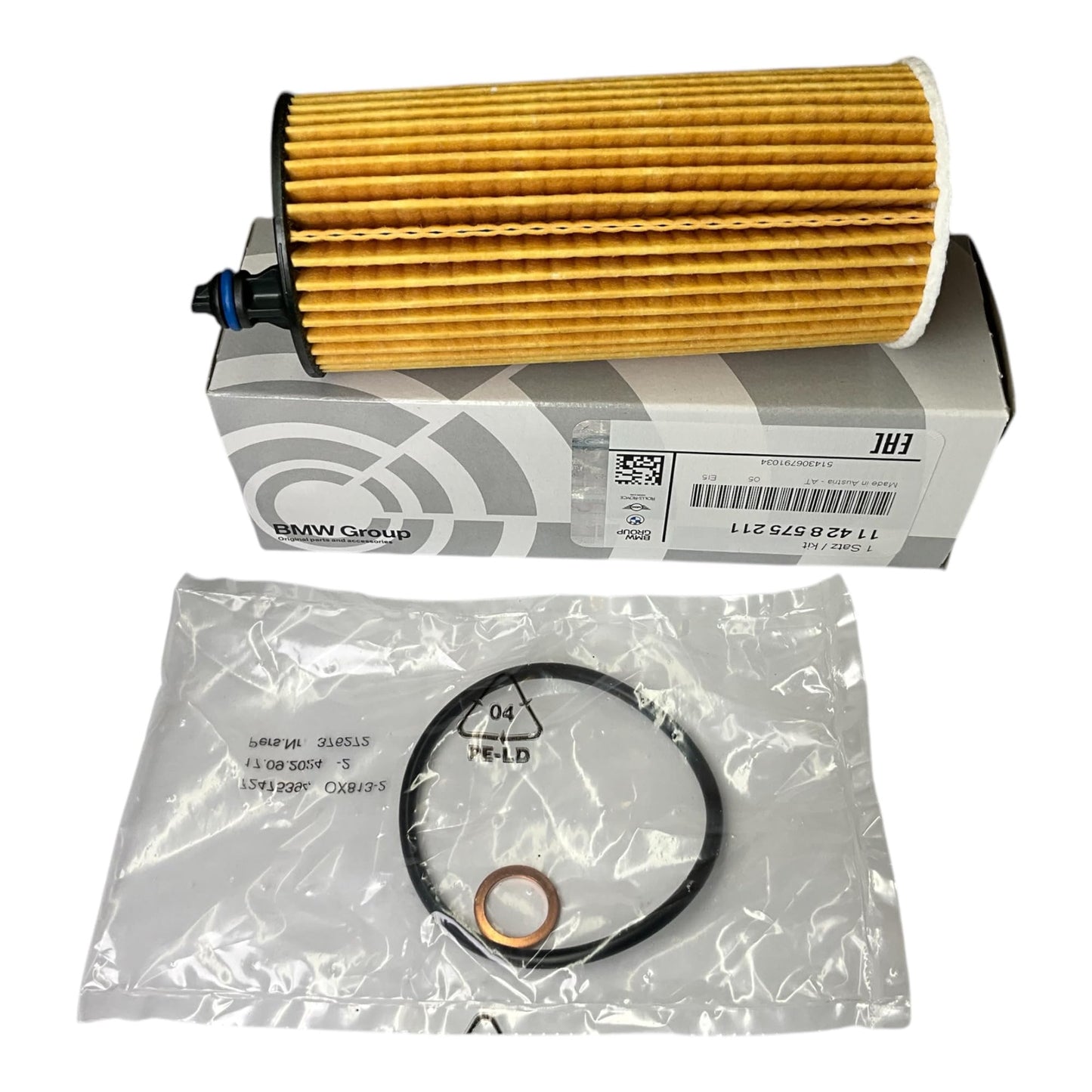 BMW Genuine Oil Filter - Part 11428575211