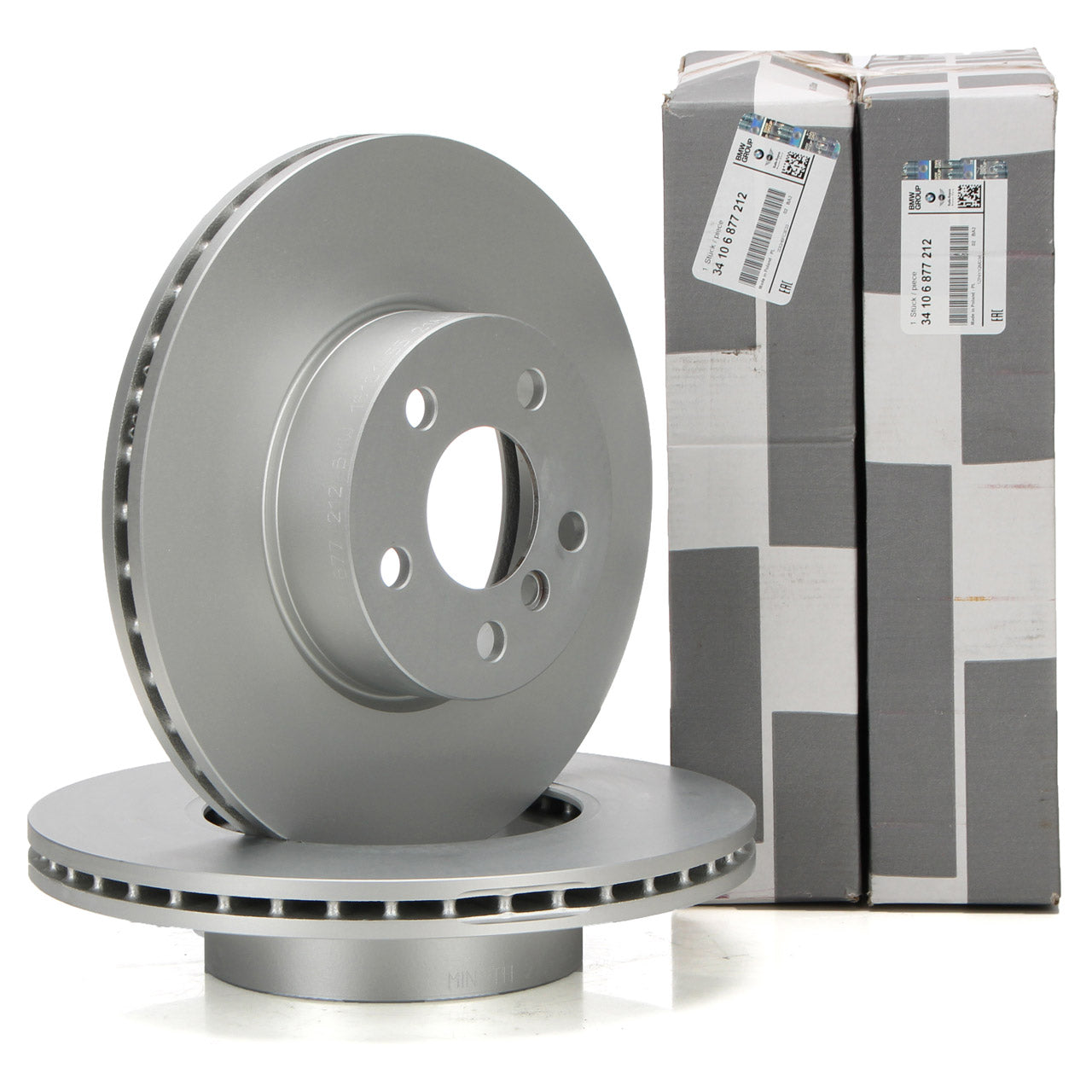 BMW Genuine Brake Discs - Part 34106877212