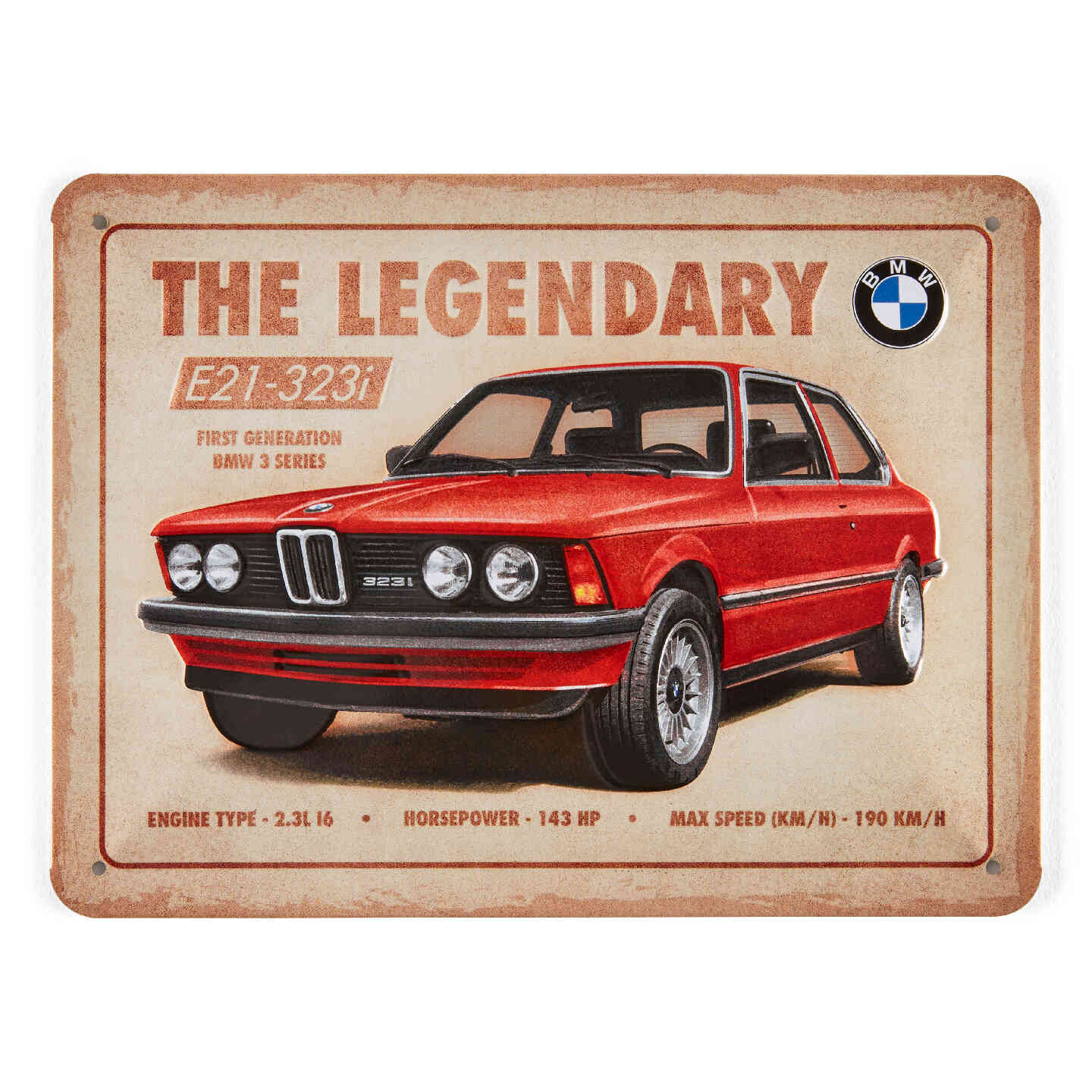 BMW E21 Metal Sign
