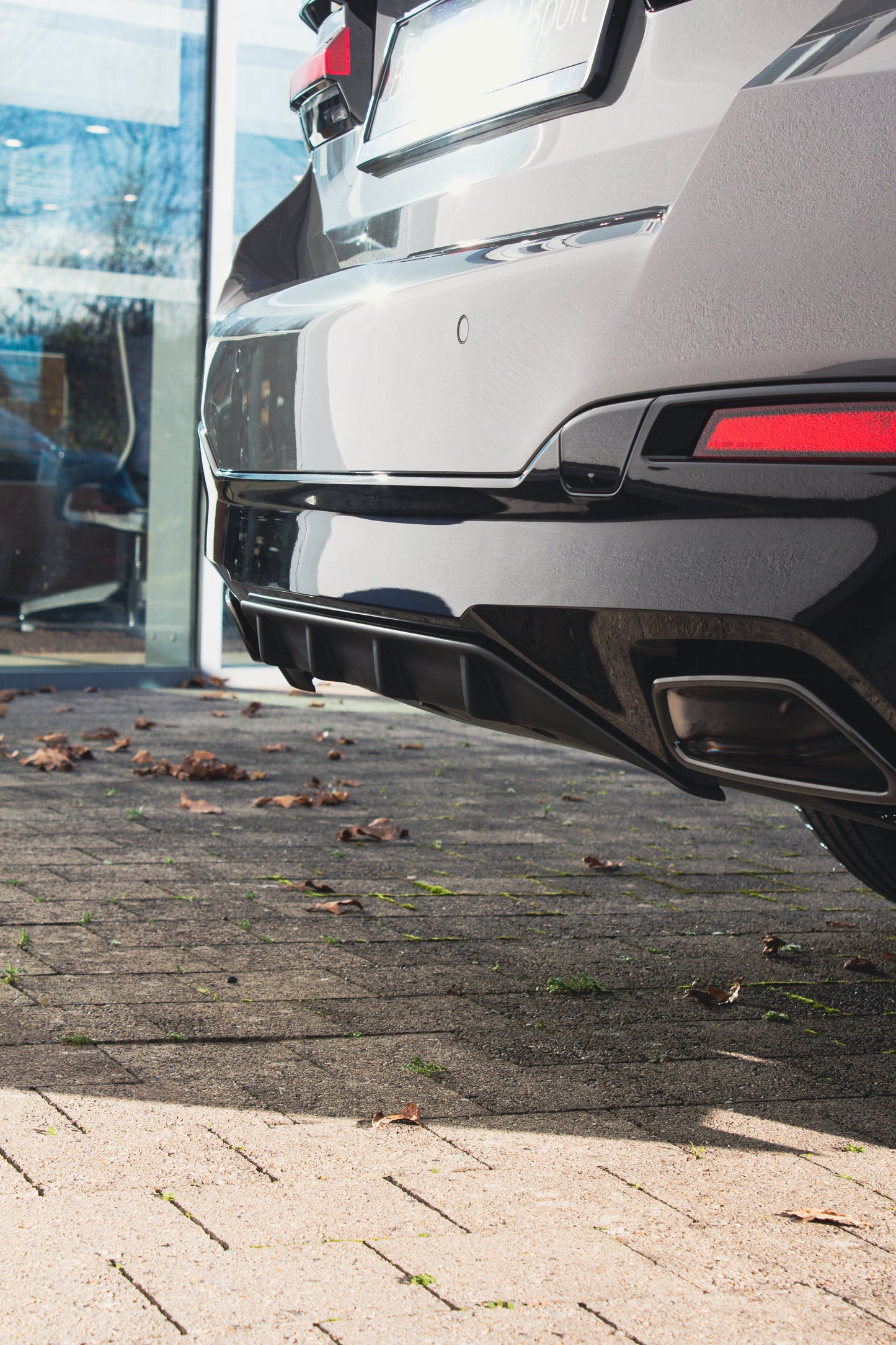 Rear Diffuser, Matt Black