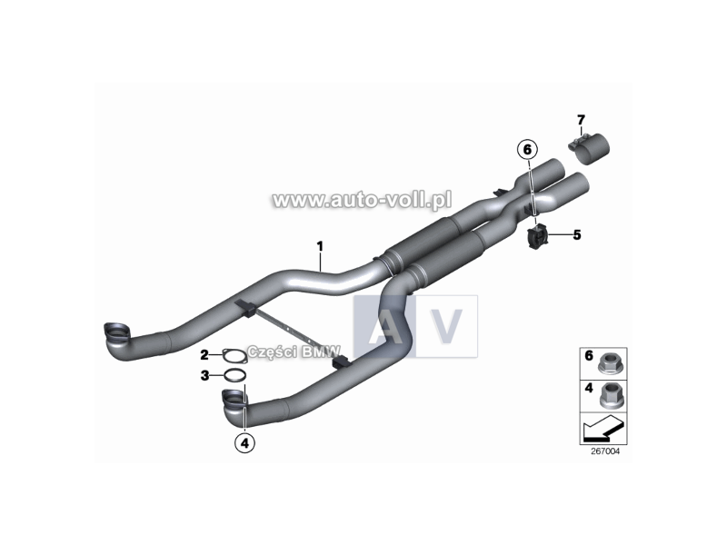 Exhaust Clamp for BMW 5 Series (G30) 2017 - 2025 - B18308478401